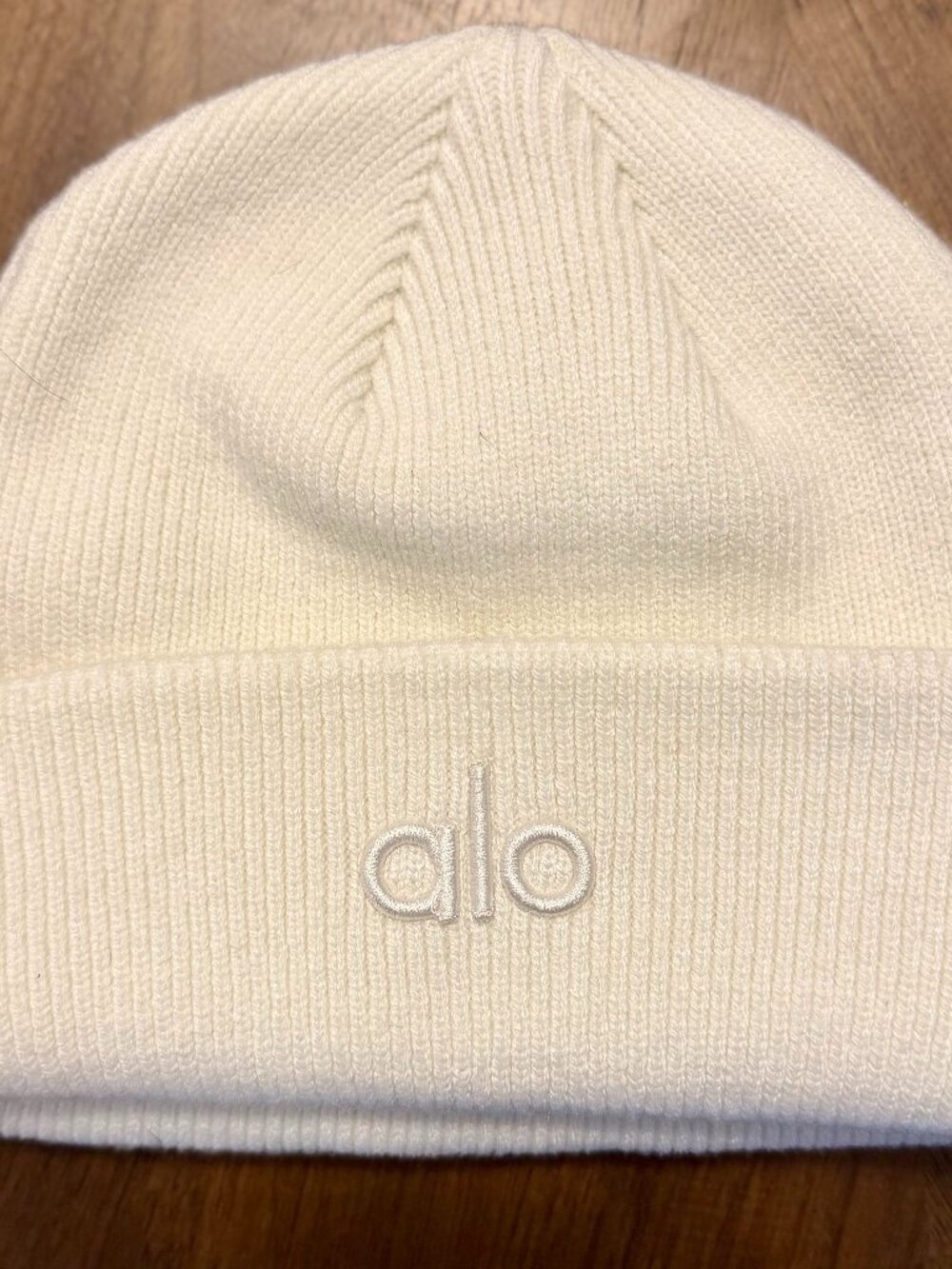 NWT ALO White Knit Hat